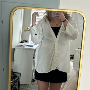 Relaxed Fit White Blouse